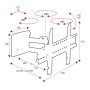 ITB OM06149 Supporto TV a parete 165,1 cm (65") Nero (OM06149) (OM-3SN800X400)