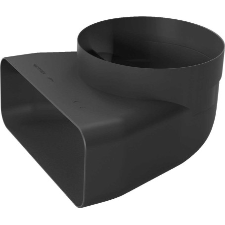 Gaggenau AD857042 - Pezzo di tubo adattatore, tondo-piatto Adatto per condotti piatti e tubi flessibili per condotti piatti
