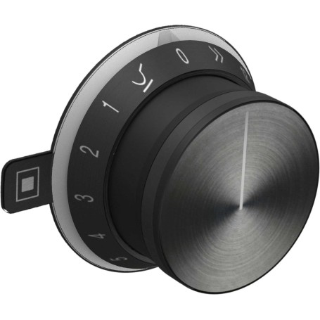 Gaggenau CKI410000 - Manopola Pomolo nero serie 400 per VI 414. Controllo elettronico. Nella consegna è incluso 1 bavaglio.