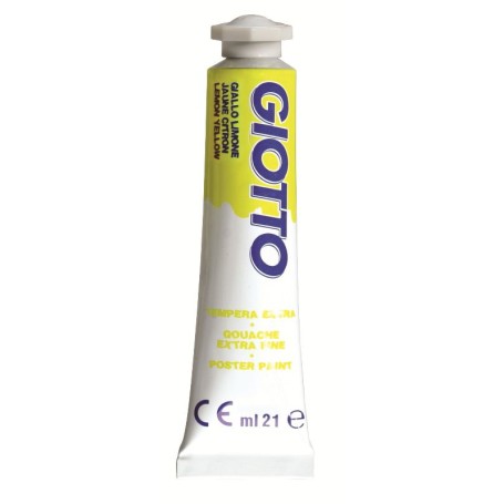 FILA Tubo Tempera Giotto 21Ml Giallo Limone (F355003)