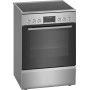 Bosch Serie 6 HKS79U250 cucina Piano cottura Ceramica Nero, Argento A (HKS79U250)
