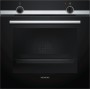 Siemens iQ100 HB510ABR1 forno 71 L A Nero, Acciaio inossidabile (HB510ABR1)