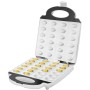 Unold 48360 piastra per waffle 24 waffle 1400 W Acciaio inossidabile, Bianco (48360)