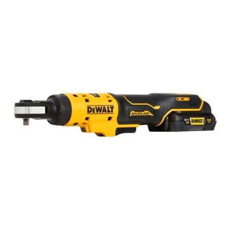 Akku-Ratsche DCF504L1G, 1/4", 12Volt (gelb/schwarz, XR Li-Ionen-Akku 3,0Ah) (DCF504L1G-QW)