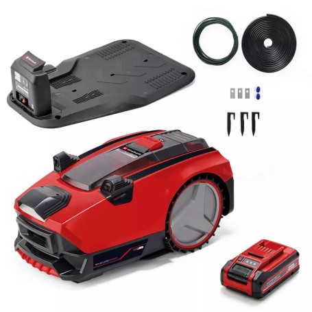 Einhell FREELEXO CAM 500 Tagliaerba robotizzato Batteria Nero, Rosso (3413991)