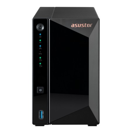 Asustor DRIVESTOR 2 Pro Gen2 AS3302T v2 NAS Realtek RTD1619B 2 GB DDR4 ADM Nero (90-AS3302TE0-MB30)