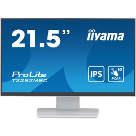iiyama ProLite T2252MSC-W2 Monitor PC 54,6 cm (21.5") 1920 x 1080 Pixel Full HD LCD Touch screen Tavolo Bianco