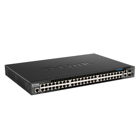 D-Link DGS-1520-52MP Gestito L3 Gigabit Ethernet (10/100/1000) Supporto Power over Ethernet (PoE) 1U Nero (DGS-1520-52MP/E)