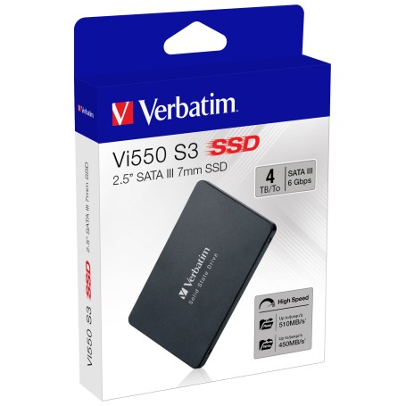 Verbatim Vi550 S3 4 TB 2.5" Serial ATA III 3D NAND (49355)