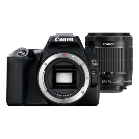 Canon EOS 250D+EF-S 18-55mm Kit fotocamere SLR 24,1 MP CMOS 6000 x 4000 Pixel Nero (3454C002)