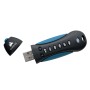 Corsair Padlock 3 unità flash USB 128 GB USB tipo A 3.2 Gen 1 (3.1 Gen 1) Nero, Blu (CMFPLA3B-128GB)