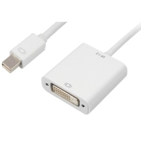 Sharkoon 0.15m, Mini DisplayPort/DVI 0,15 m Bianco (4044951017386)