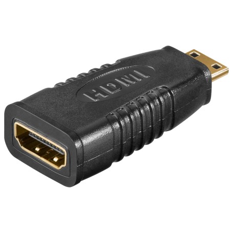 Goobay 68841 adattatore per inversione del genere dei cavi 19-pin mini HDMI M 19-pin HDMI FM Nero (68841)