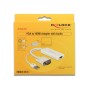 DeLOCK 62460 cavo e adattatore video 0,25 m VGA, USB2.0-A HDMI Bianco (62460)