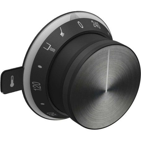 Gaggenau CKP420000 - Pomelli, set di 2 Manopole nere serie 400 per VP 414. Controllo elettronico.