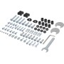 SpeaKa Professional SP-6646944 Supporto per display espositivi 2,54 m (100") Nero, Argento (SP-6646944)