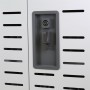 Ergotron DM40-2009-2 portable device management cart& cabinet Libera installazione Argento (DM40-2009-2)