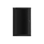 Lanberg WF01-6622-10B rack 22U Da parete Nero (WF01-6622-10B)