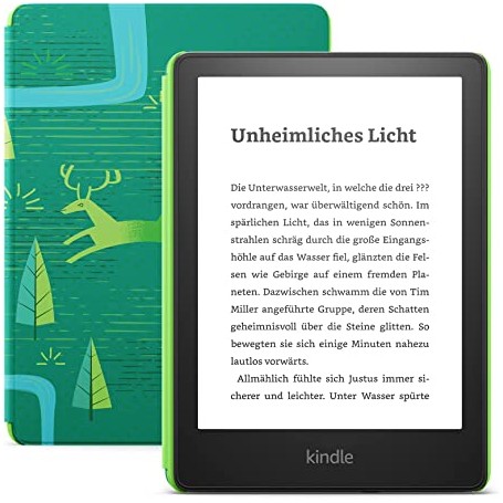Amazon DEV220302-02 lettore e-book Touch screen 16 GB Wi-Fi Nero, Verde (B09TM2S6T1)