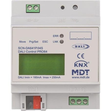 MDT technologies DaliControl IP Gateway PRO64 DALI-2,4TE,REG SCN-DA641P.04S (SCN-DA641P.04S)