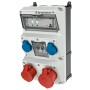 MENNEKES 930007 presa energia CEE 7/3 + Type F Blu, Rosso, Bianco
