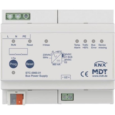 MDT STC-0960.01 Busspa.vers. m. Diagnose 8TE,REG,960mA (STC-0960.01)