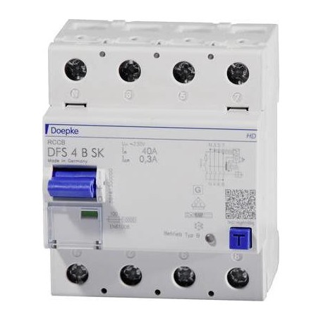 Doepke 09136998HD FI-Schutzschalter 4polig 40 A 0.3 A 230 V, 400 V (09136998HD)