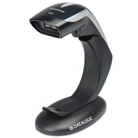 Datalogic Heron HD3430 Kit Lettore di codici a barre portatile 1D/2D CMOS Nero, Argento (HD3430-BKK1S)