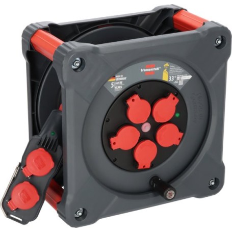 Brennenstuhl 9212380110 bobina avvolgicavo 5 presa(e) AC 38 m