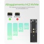 ICY BOX IB-1807MT-C31 Box esterno SSD Nero M.2 (60959)
