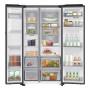 SAMSUNG RS80F64KEFEF, fianco a fianco (acciaio inossidabile (scuro), controllo vocale AI