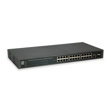 LevelOne GEP-2652 Gestito L2 Gigabit Ethernet (10/100/1000) Supporto Power over Ethernet (PoE) Grigio (GEP-2652)