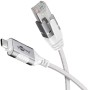Ethernet-Adapterkabel USB-C 3.2 Gen2  RJ-45 (wei, 3 Meter) (74388)