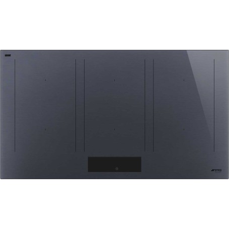 SMEG SIM1964DG - Piano cottura a induzione, vetro opaco Grigio Nettuno, senza cornice, da incasso o a filo, 90 cm