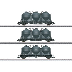 Märklin 48264 modellino in scala Set di carrelli per contenitori per silo Preassemblato HO (1:87)