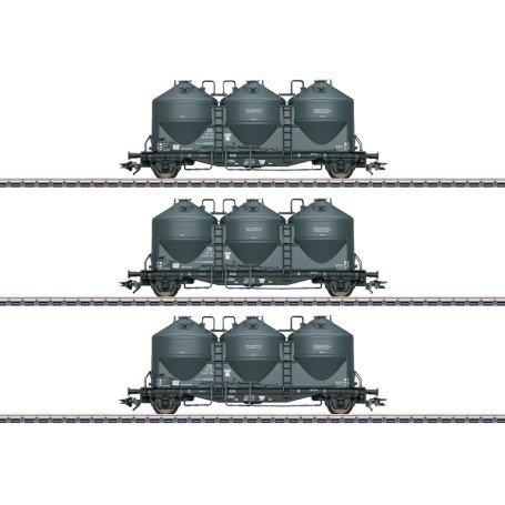 Märklin 48264 modellino in scala Set di carrelli per contenitori per silo Preassemblato HO (1:87)