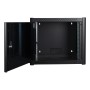 LOGON RWP09U45BL rack 9U Da parete Nero