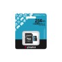 Kingston Technology Scheda microSDXC Canvas Go Plus Gen4 200MB/s A2 U3 V30 da 256 GB + adattatore (SDCG4/256GB)