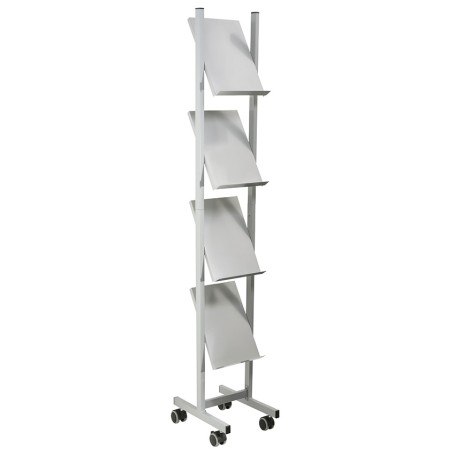 Helit H6813399 portariviste Metallo Grigio