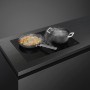 SMEG HOBD472D2 Piano cottura a induzione con cappa aspirante, Vetro nero lucido, senza cornice, da incasso o a filo,70 cm