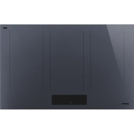 SMEG SIM1864DG - Piano cottura a induzione, vetro opaco Grigio Nettuno, senza cornice, da incasso o a filo, circa 80 cm