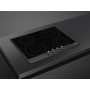 SMEG SI764AOM - Piano cottura a induzione, vetro nero lucido, cornice antracite, montaggio in appoggio, circa 60 cm