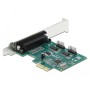 DeLOCK 90413 scheda di interfaccia e adattatore Interno Parallelo, RS-232 (90413)