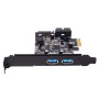 Silverstone EC04-E scheda di interfaccia e adattatore Interno USB 3.2 Gen 1 (3.1 Gen 1) (SST-EC04-E)