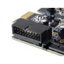 Silverstone EC04-E scheda di interfaccia e adattatore Interno USB 3.2 Gen 1 (3.1 Gen 1) (SST-EC04-E)