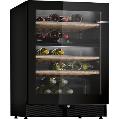 Bosch Serie 6 KWK16ABGB cantina vino Cantinetta vino con compressore Libera installazione Nero 44 bottiglia/bottiglie