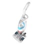 Rowenta Clean & Steam Multi RY8544WH scopa elettrica Senza sacchetto 0,5 L 1700 W Bianco, Blu (RY8544WH)