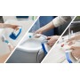 Rowenta Clean & Steam Multi RY8544WH scopa elettrica Senza sacchetto 0,5 L 1700 W Bianco, Blu (RY8544WH)