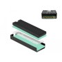DeLOCK 18353 ventola per PC Unità allo stato solido Dissipatore Nero 1 pz (18353)