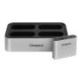 Kingston Technology Workflow Station Cablato USB 3.2 Gen 2 (3.1 Gen 2) Type-C Nero, Argento (WFS-U)